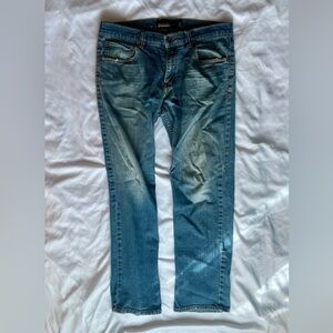 RSQ Men's Faded Blue Slim Jeans